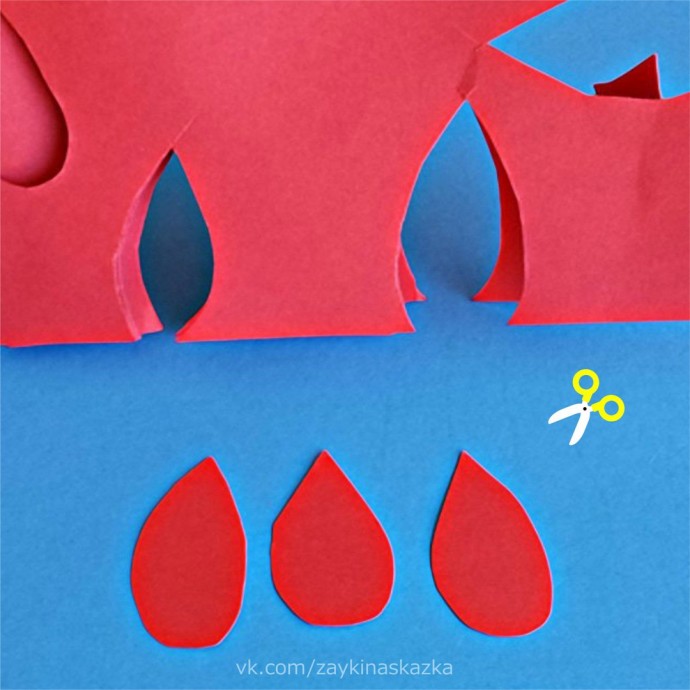 ​Тюльпаны из цветной бумаги