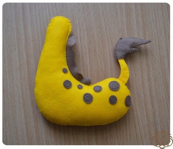 Жирафик из фетра