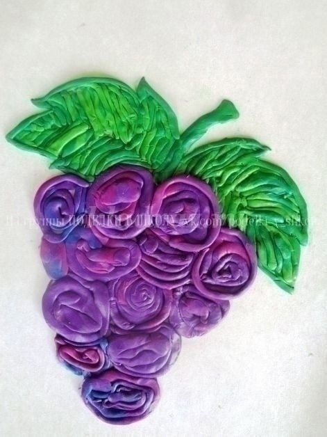 Пластилиновые фрукты