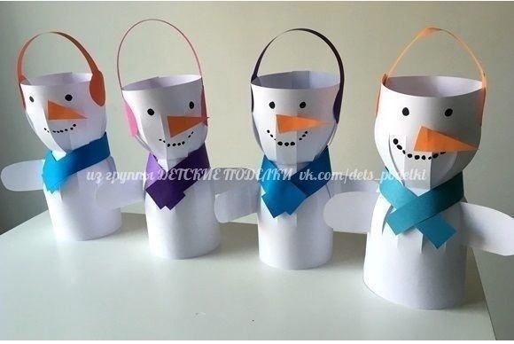 Снеговик-фонарик