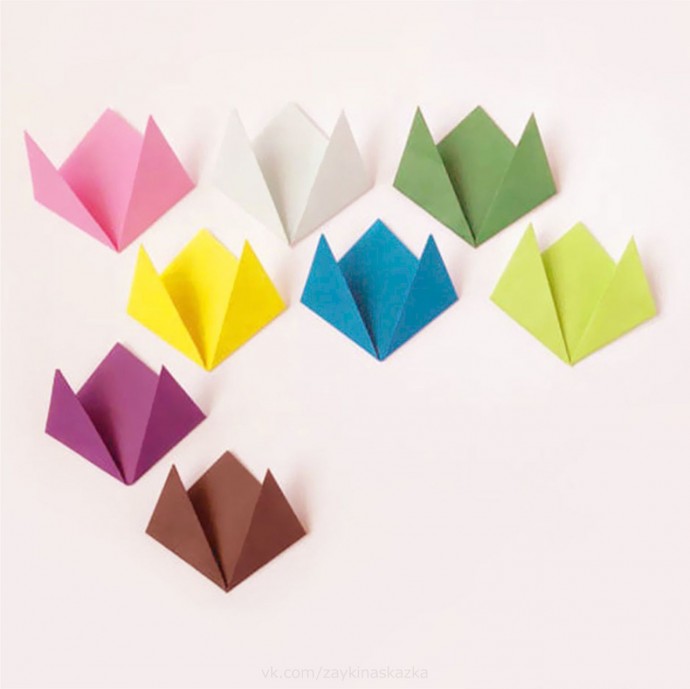 Тюльпаны в технике оригами Тюльпаны в технике оригами