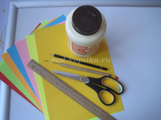 Букет цветов в технике квиллинг детскими руками: часть 1