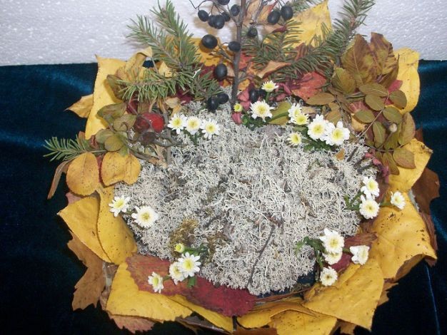 Композиция из даров природы