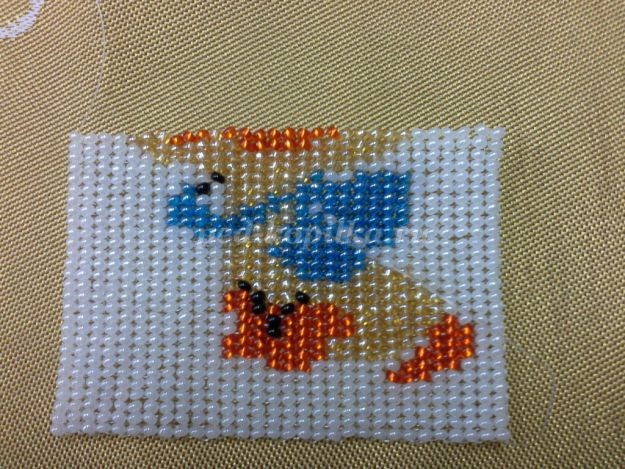 ​Котёнок из бисера детскими руками: мастер-класс, часть 3