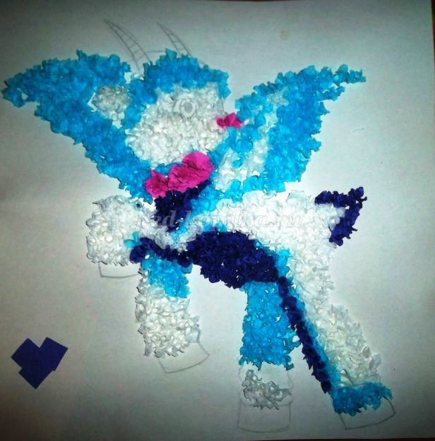 ​Коза в технике торцевания: часть 3