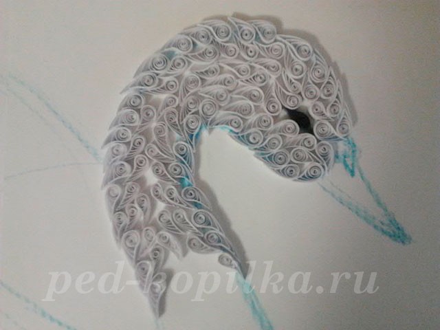 Квиллинг "Лебедь"