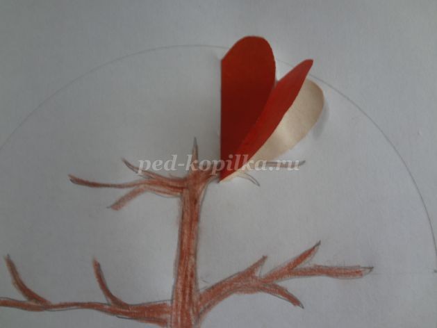 Осенняя аппликация из цветной бумаги: часть 1