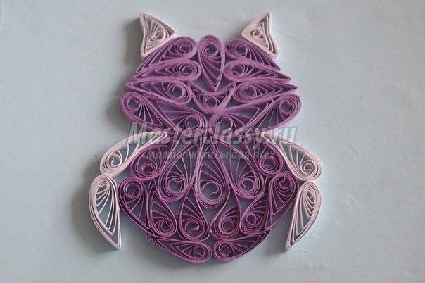 Учим детей квиллингу: совушки