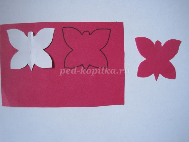 Весенняя аппликация из бумаги, фетра и карандашной стружки: часть 5