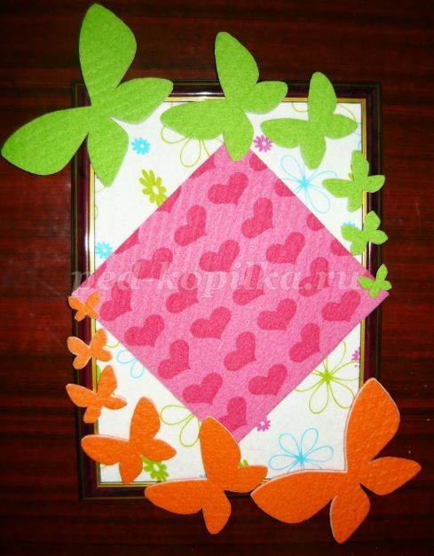 Декорирование рамки для фото: часть 2