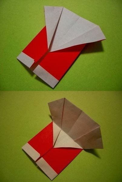 Гномик в технике оригами