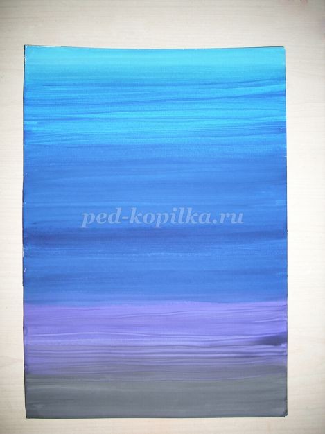 Как нарисовать подводный мир красками