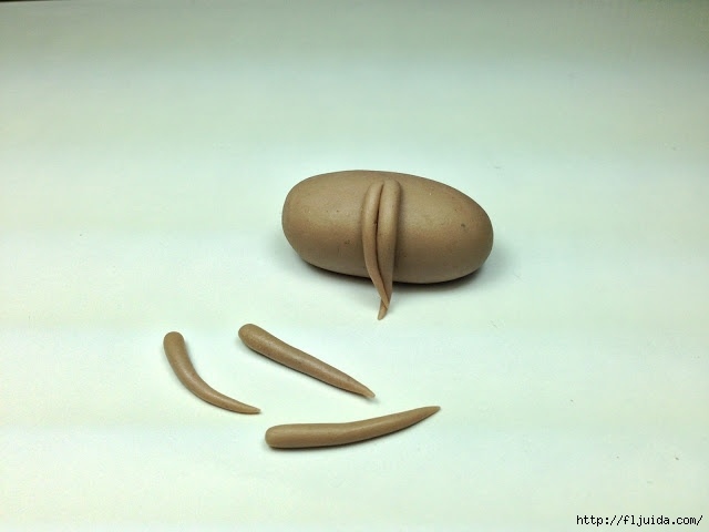 Мастер-класс по лепке лохматой собачки