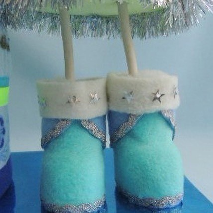 Сапожки для елочки: мастер-класс Сапожки для елочки: мастер-класс