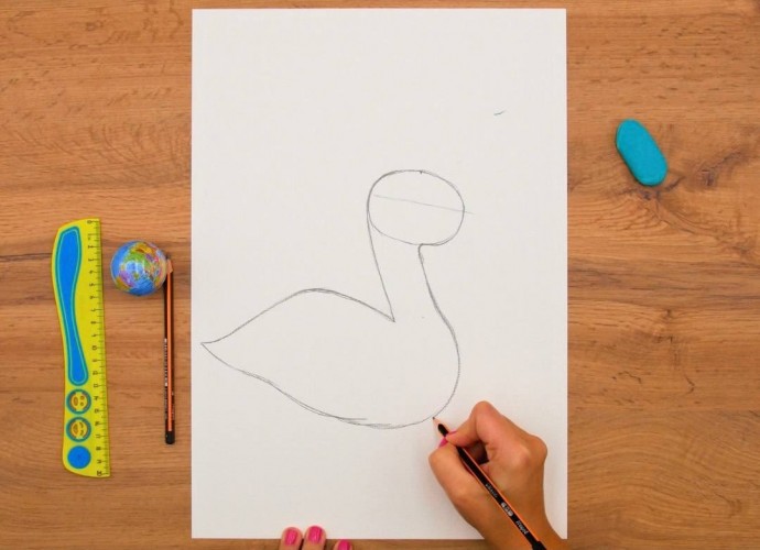 Селезень и лотосы Селезень и лотосы