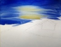 ​Зимний дом у реки