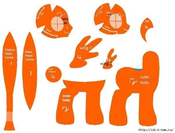 Мягкая игрушка "Пони" Мягкая игрушка "Пони"