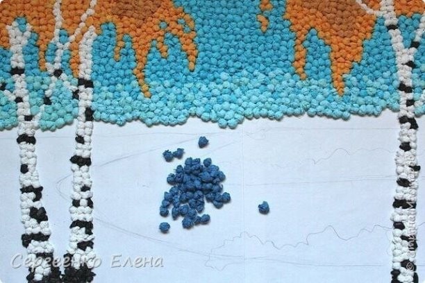 Картина из салфеток Картина из салфеток