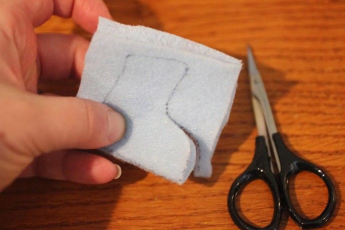 Коньки из фетра