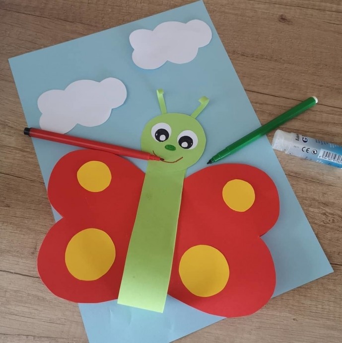 Объемная бабочка