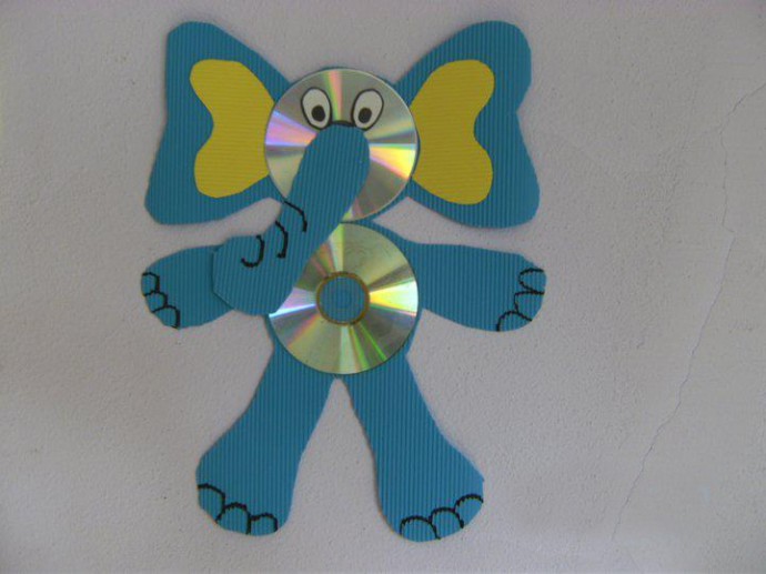 Поделки из CD-дисков Поделки из CD-дисков