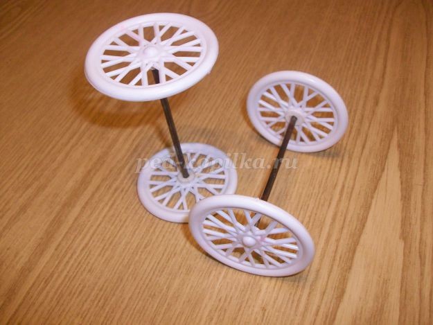 Прекрасная карета для кукол и игрушек: мастер-класс, часть 2