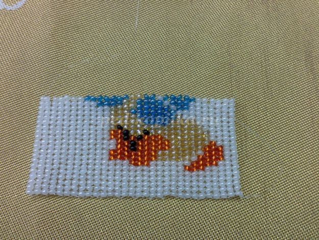 ​Котёнок из бисера детскими руками: мастер-класс, часть 2