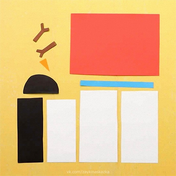 Объёмный снеговик