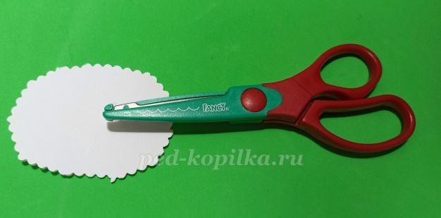 ​Осенняя аппликация "Зонтик": часть 3