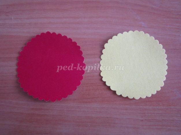 Солнышко из бумаги