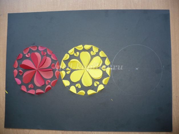 Цветочный светофор из бумаги Цветочный светофор из бумаги