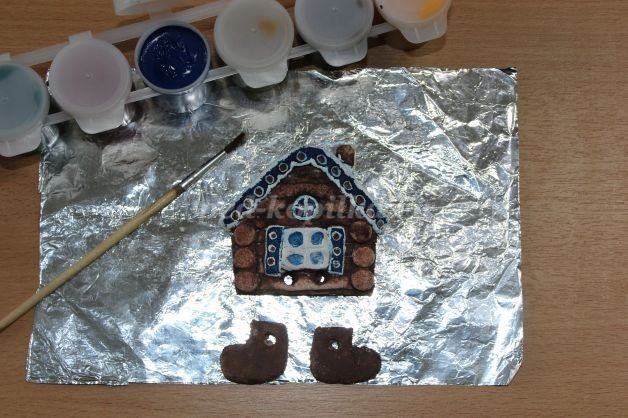 Делаем с детьми магнит на холодильник из солёного теста Делаем с детьми магнит на холодильник из солёного теста