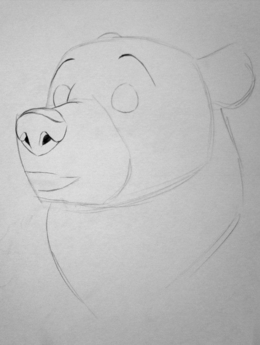 Рисуем медведя