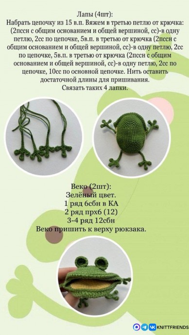 Рюкзак Лягушка