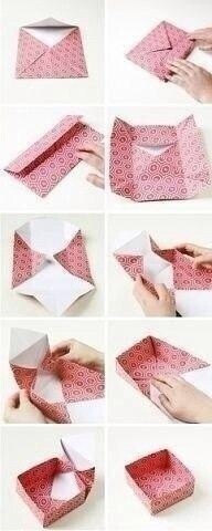 Коробочка-оригами