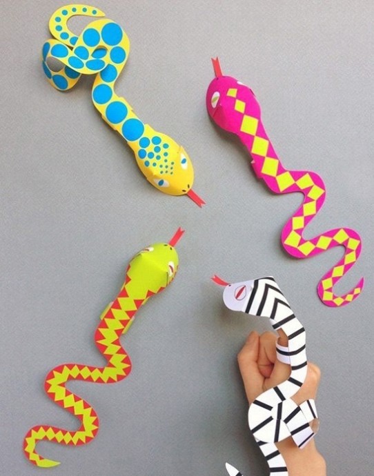 Змейка на пальчик