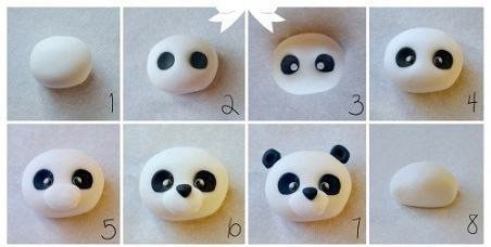 Лепим панду