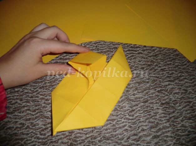 ​Мышка в технике оригами: часть 1