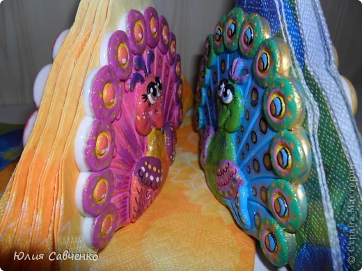 Салфетница "Павлин" Салфетница "Павлин"