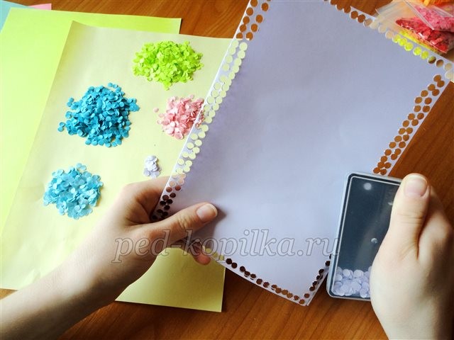 Контурная мозаика из бумаги Контурная мозаика из бумаги