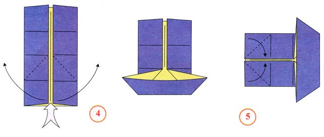 Оригами для детей: луна-рыбки Оригами для детей: луна-рыбки