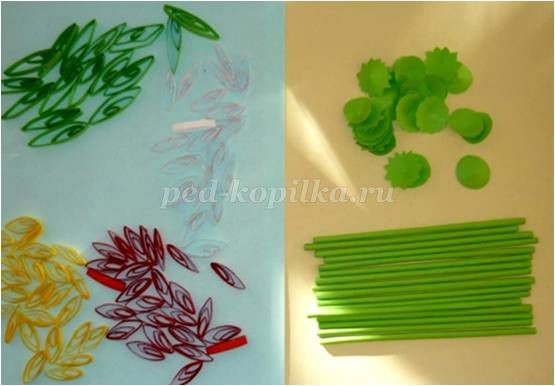 Объёмные цветы в технике квиллинг: часть 1 Объёмные цветы в технике квиллинг: часть 1