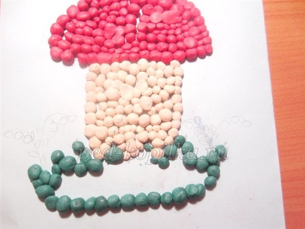 Пластилинография "Фантазийный грибок" Пластилинография "Фантазийный грибок"