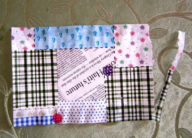 ​Открытка детскими руками в технике скрапбукинг: часть 1