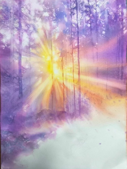 Рассвет в лесу Рассвет в лесу