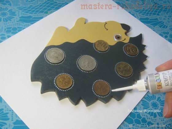 Ёжик в технике точечной росписи Ёжик в технике точечной росписи