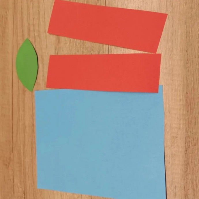 Объемная аппликация с вишенками