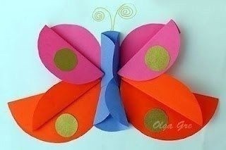 ​Идеи детских поделок из кружочков цветной бумаги