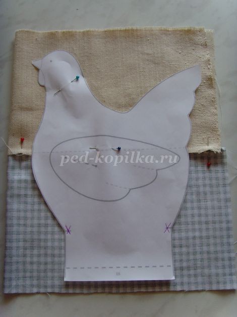 ​Курочка в стиле Тильда: часть 1