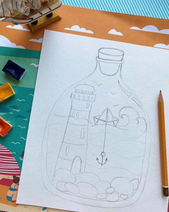 ​Мир в бутылке